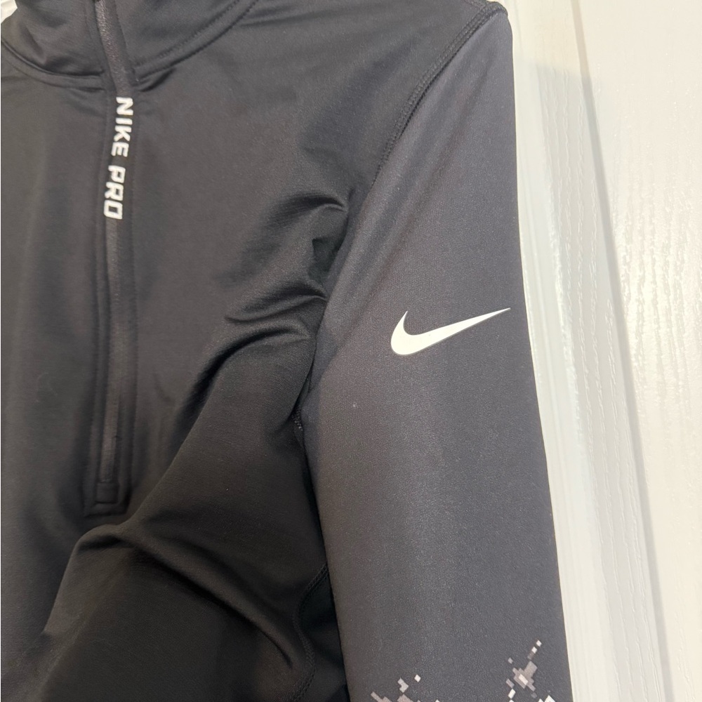 Nike Pro Hyperwarm Quarter Zip Large Training Lon… - image 5
